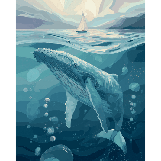 Rêverie Sous-Marine - Peinture par numéro Maison Artsen