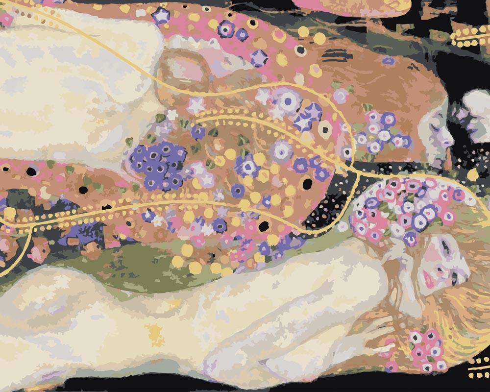 Serpents Aquatiques - Tableau peinture par numéro