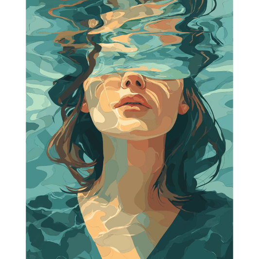 Sous l'Eau - Peinture par numéro Maison Artsen