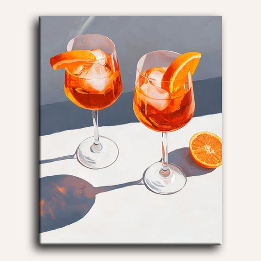 Cocktails d'Été - Peinture par numéro Maison Artsen