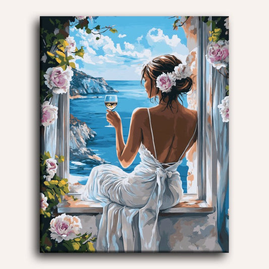 Vin et Vagues - Peinture par numéro Maison Artsen