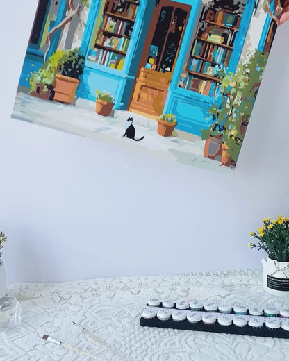 Là Où Vivent les Livres | Peinture par numéro 30×40 cm