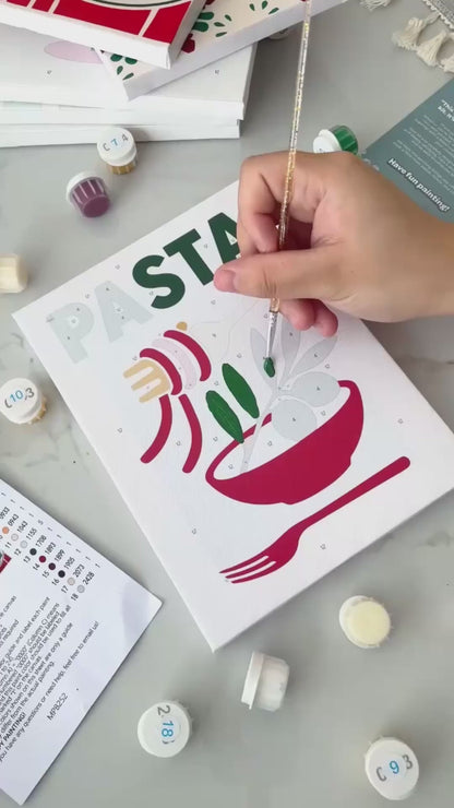 Coffret “Buon Appetito” – 6 peintures par numéro