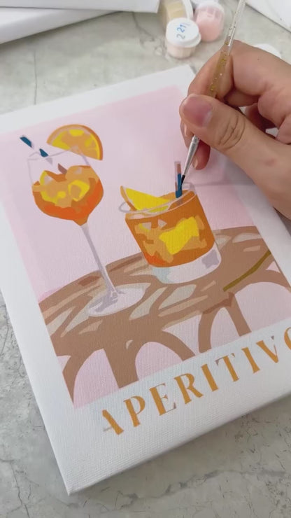 Coffret “Italian Fruit” – 6 peintures par numéro