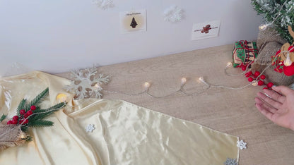 Vidéo du calendrier de l'Avent Sapins Dorés Maison Artsen : ouverture des cases