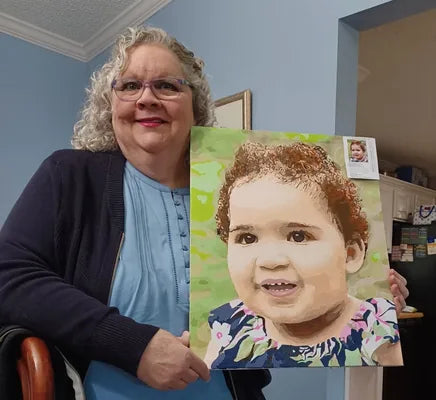 Peinture par numeros realisee par une cliente Maison Artsen