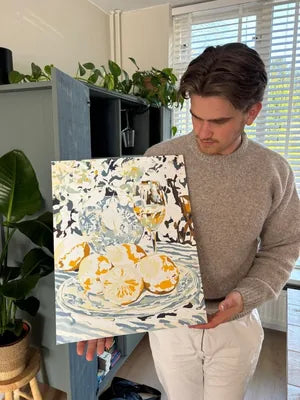Peinture par numeros realisee par une cliente Maison Artsen