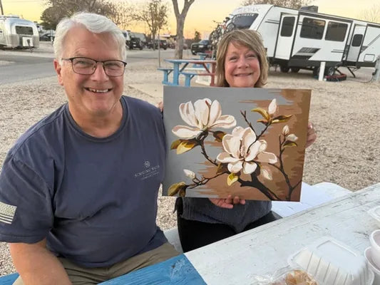 Peinture par numeros realisee par une cliente Maison Artsen